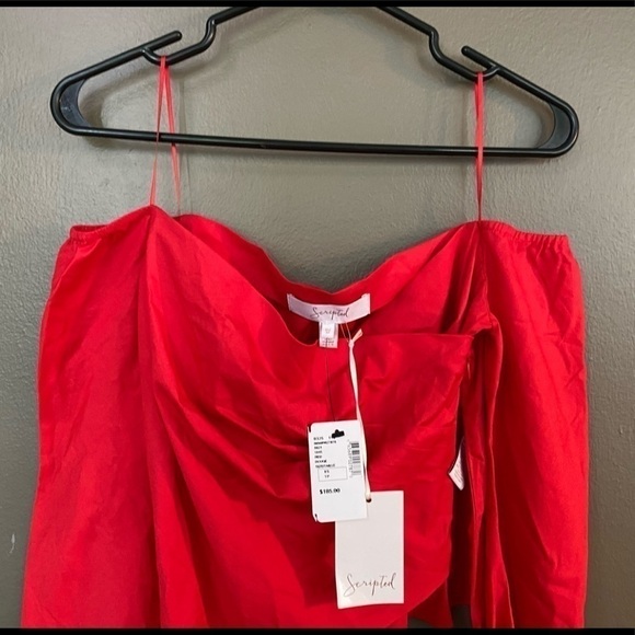 BNWT Scripted Cropped Blouse- Xsmall - Picture 4 of 7